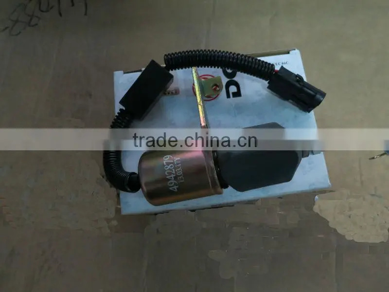 DCEC 6CT Diesel Engine 24v Fuel Cutoff Solenoid Valve 4942879