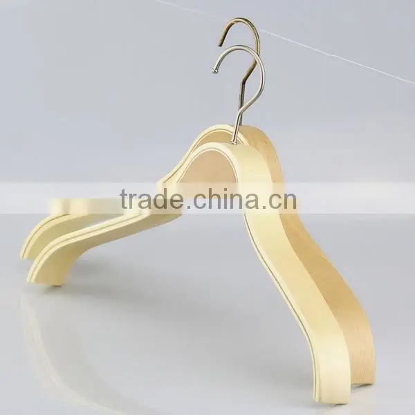 garment usage wooden material laminated hanger
