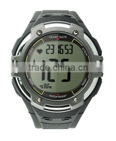 Fashion heart rate watch with chest band