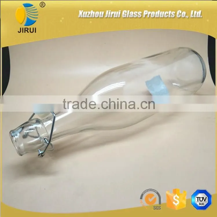1000ml glass bottle with lid
