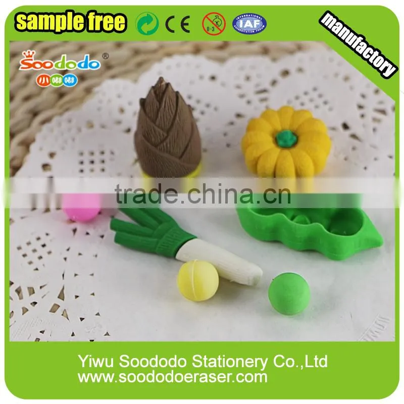 Cute Stationery Corn Shape TPR Eraser