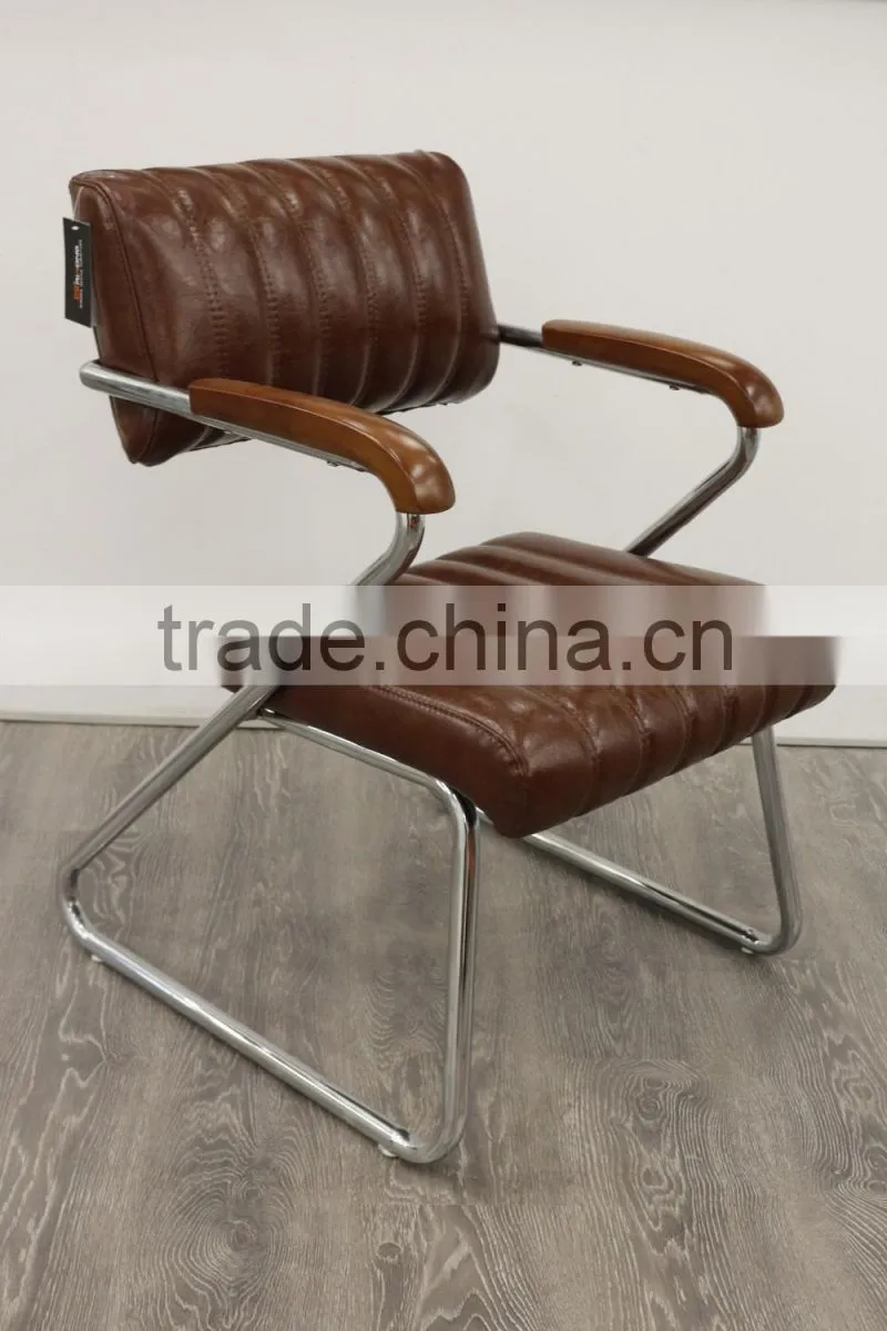 High back office chair spare parts with armrests and nylon base