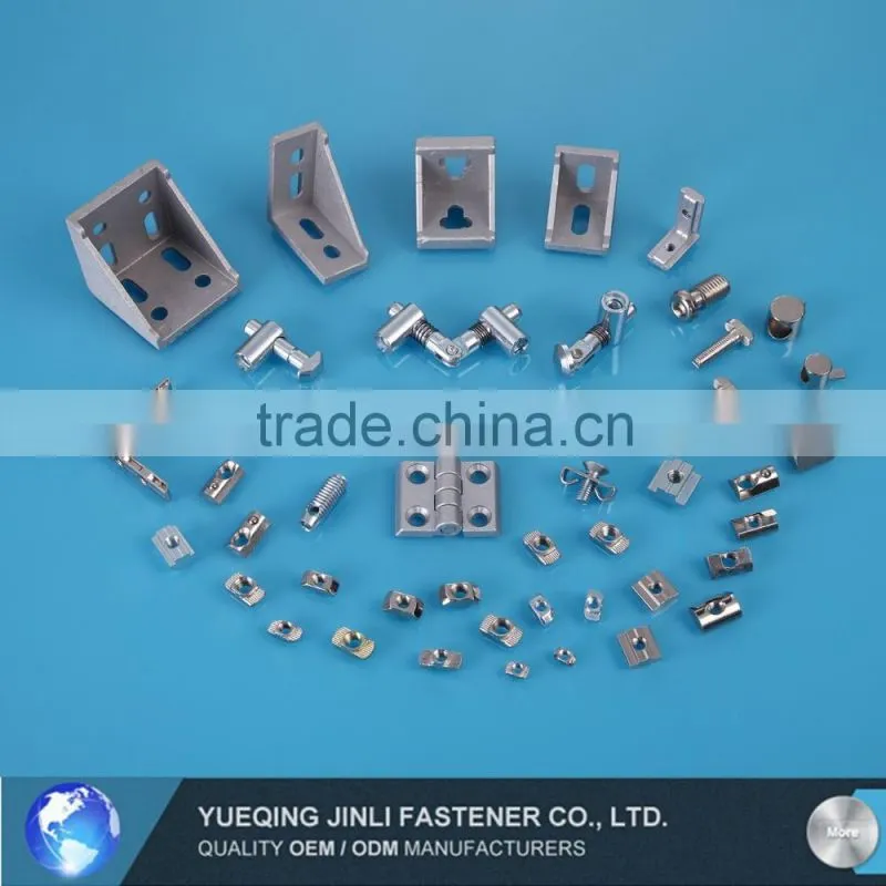 20s 30s 40s 45s Aluminum Profile Fastener Accessory T Nut Hammer Head Nuts with Bolts Industrail