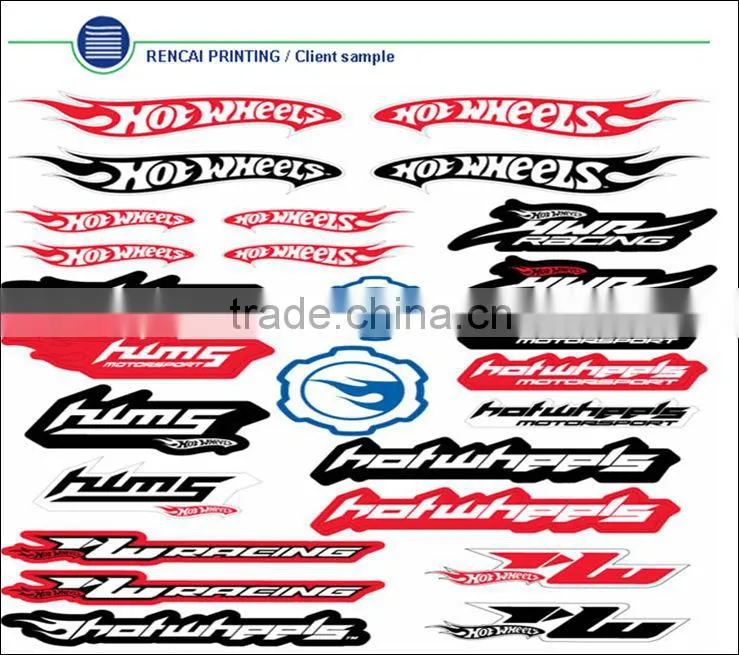 2015 New Material Custom Vinyl Car Body Sticker