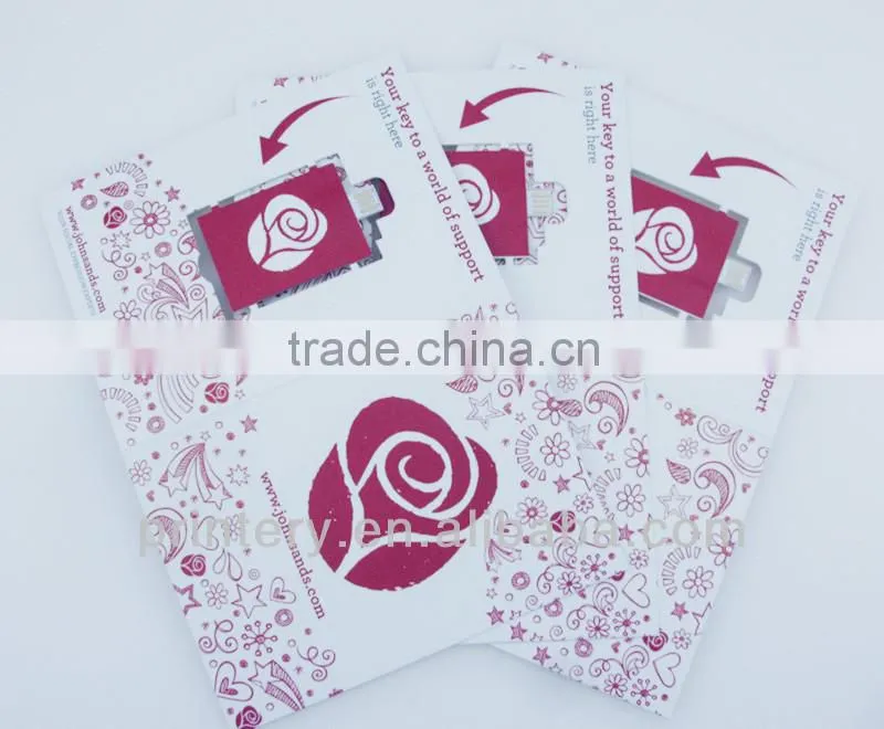 2014 new arrived paper usb webkeypaper USB webkey china manufacturer,brochure webkey for free samples