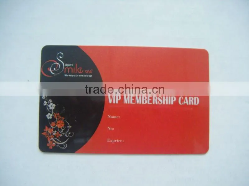 best selling plastic portrait card