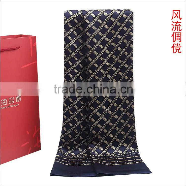 Indian men long scarf silk scarf