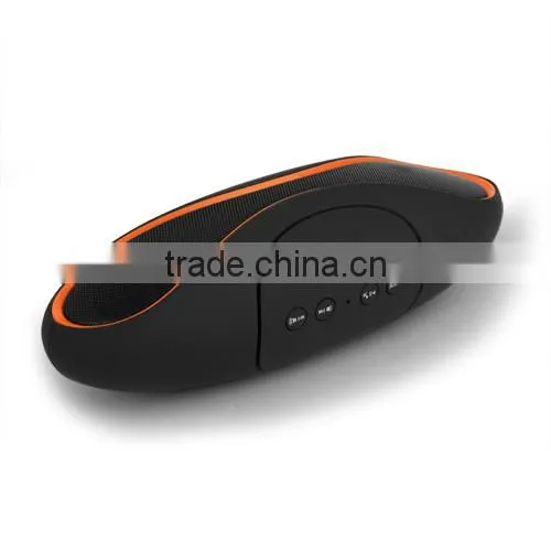 2014 Newest product double super bass portable wireless mini bluetooth speaker