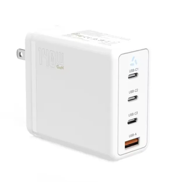 100W GaN Fast Charger for Laptop, Tablet and Multi-Device Charging