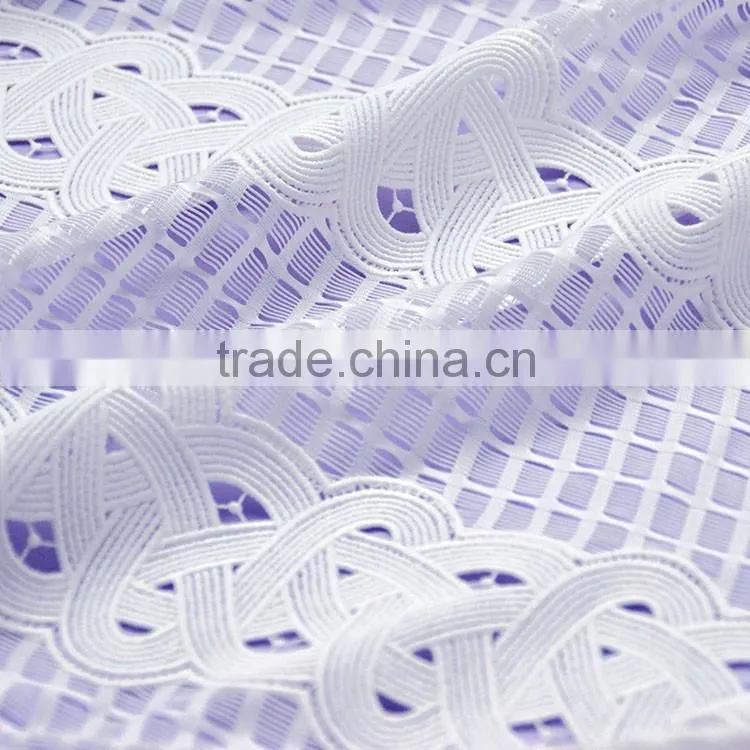 New special design best price fashion stretch water soluble french embroidery lace fabric