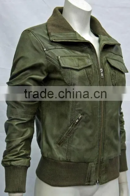italian imported black leather jackets for women