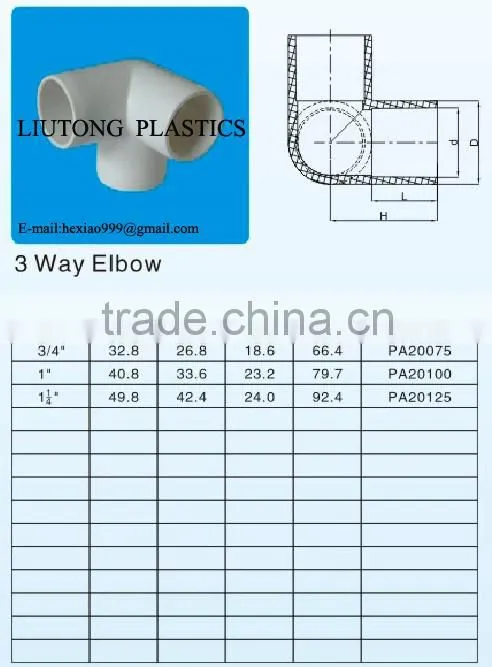 3 way elbow