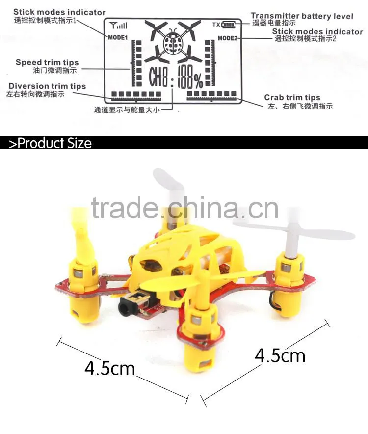 New Product 2015 Helicopter Mini RC Quadcopter Mini Drones
