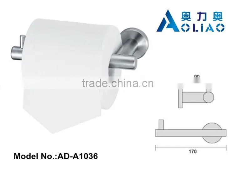 High quality faddish Bathroom accessory stainless steel metal toilet paper holder