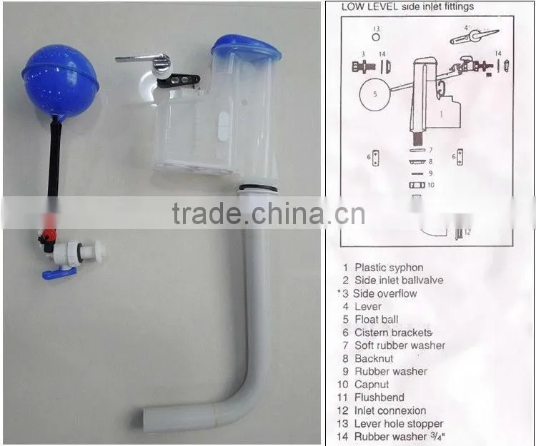Two piece Toilets flush valve machine