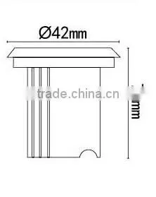High Effiency 1W Outdoor led floor light stainless steel outdoor step light IP67