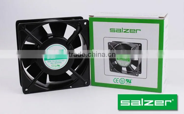 SALZER PD120B-220 120X120X38mm (UL File No.E312553, TUV, CE) AC Axial Flow Fan