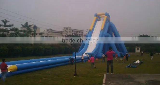 commercial grade inflatable water slides / inflatable slide with pool