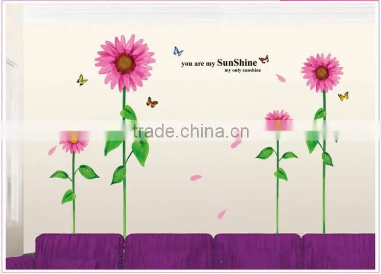 Love Flower Removable Vinyl Decal Wall Sticker Mural DIY Art Room Home Decor