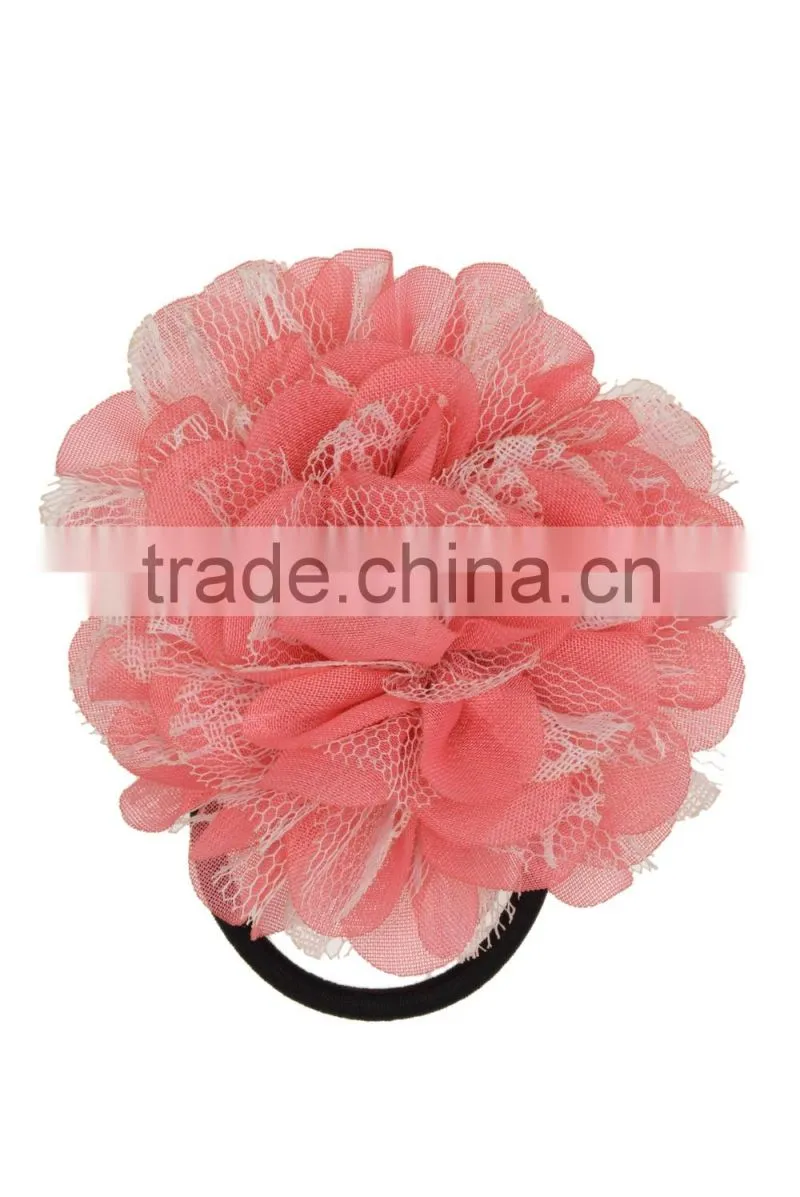 Organza Lace Flower Elastic/Hair Ties