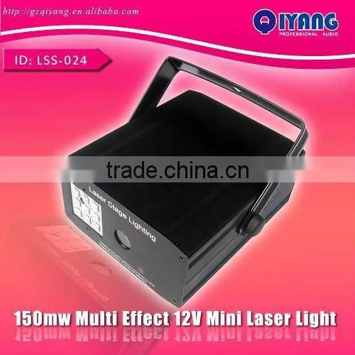 150mw red and green class III B remote multi pattern auto 12V laser lighting