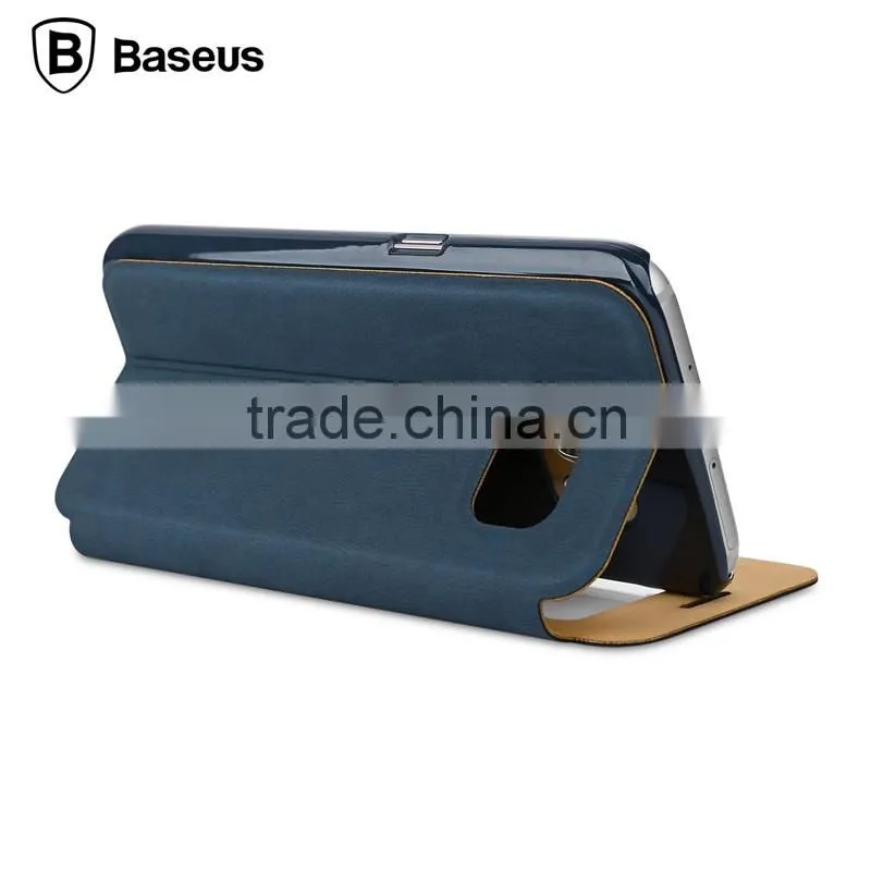 Original Baseus View Window Leather Case For Samsung S7 Terse Series PU Leather Flip Cover Case For Samsung Galaxy S7 TB-0236