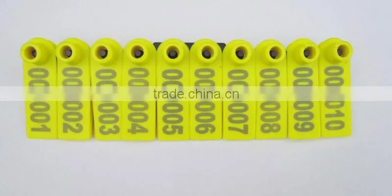 Added length sheep ear tag ,laser ear tag