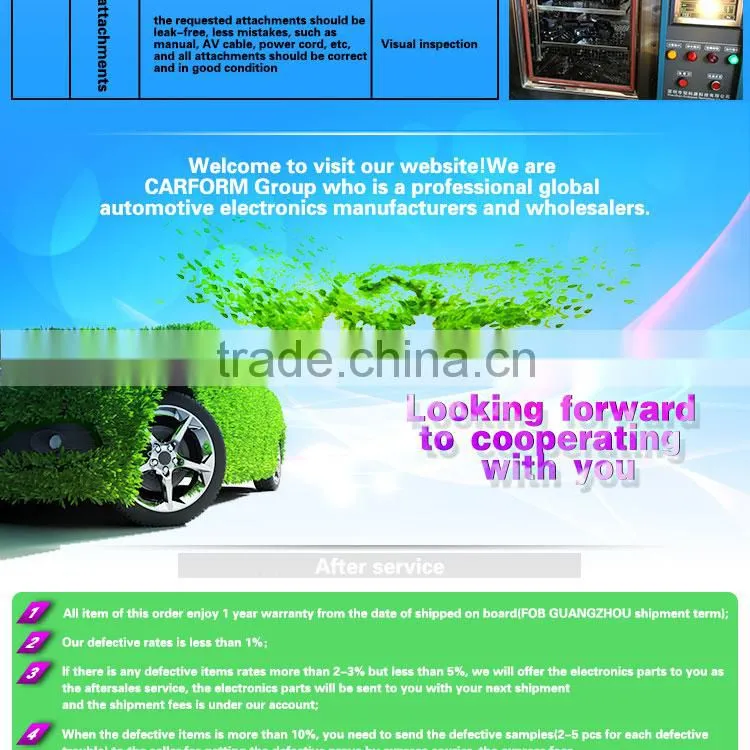 7 inch small vga lcd monitor for Bus and Truck