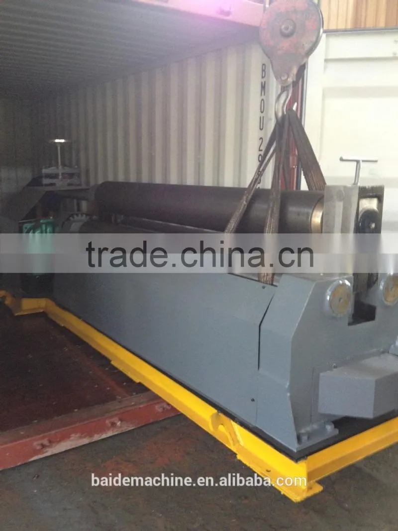 CNC 4 roller plate rolling machine