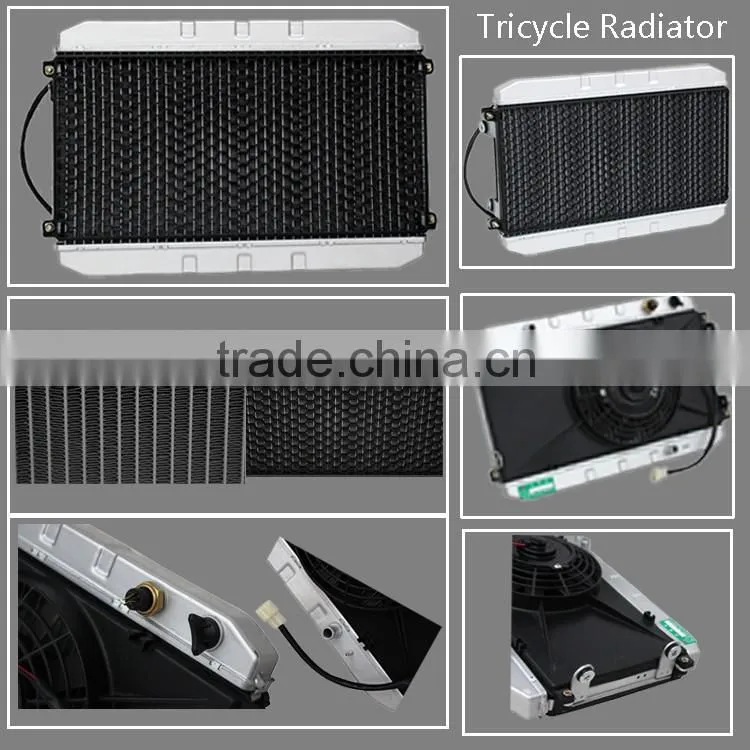 Universal Parts OEM Aluminum Tanks Aluminum Core Universal Tuk-Tuk Radiator With Radiator Thermostatic Valve