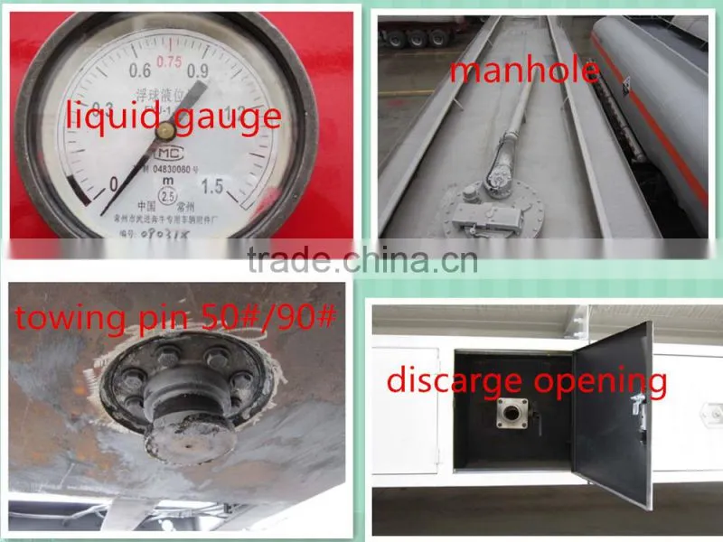 58.5CBM Propane tanker trailer, 3 axle lpf tank trailer