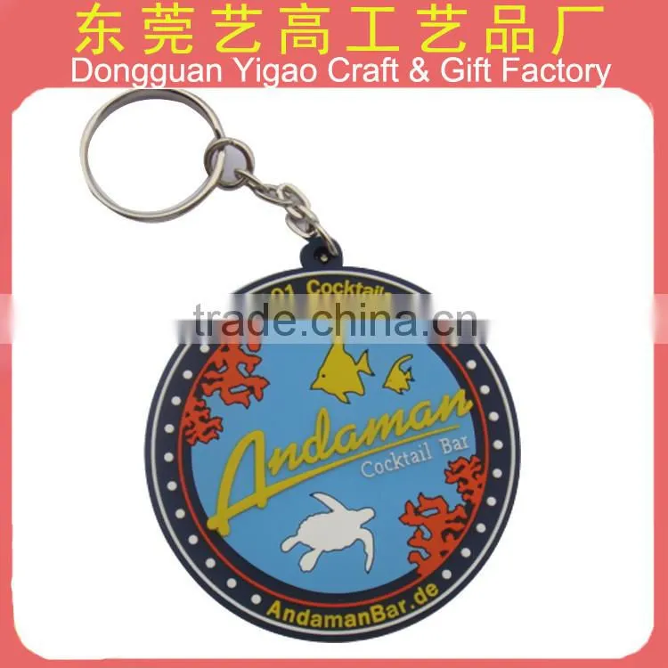 Factory wholesale soft pvc 3d & 2d plush keychain