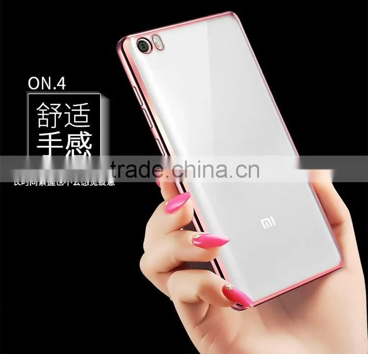 Keno Crystal Clear Transparent TPU Silicone Soft Cover Case for Xiaomi Mi 5