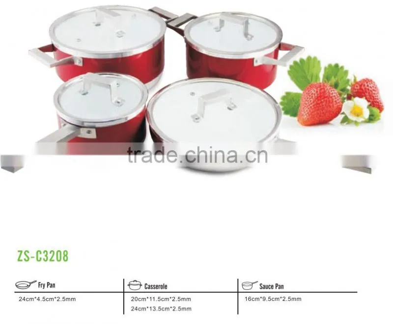 Mas vde aluminio de alta calidad que no se pegue utensilios de cocina de ceramica de la cazuela olla ollas tallarines salsa Opie