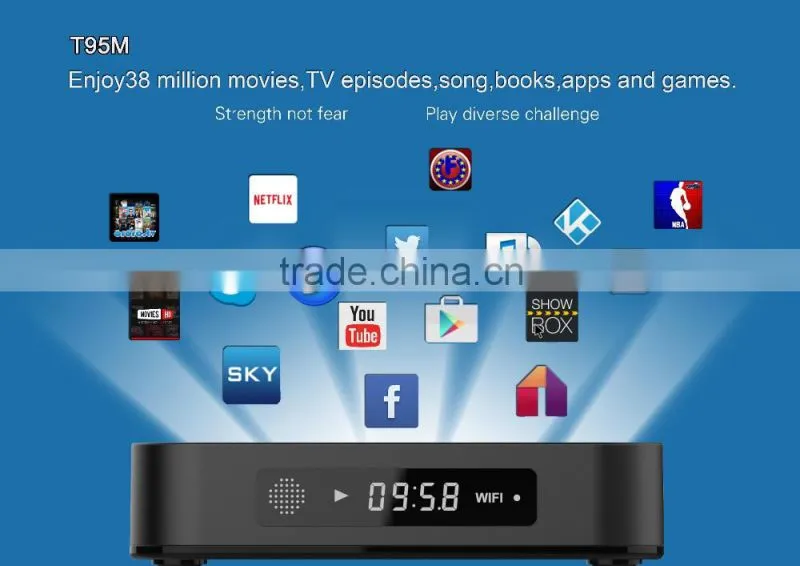 Amlogic S905 1+8G T95M Android TV Box Manufacturer
