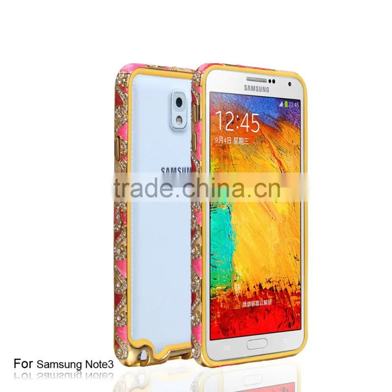 National Flavor Mobile Phone Metal Case/TPU Inlaid Phone case for Samsung Note3