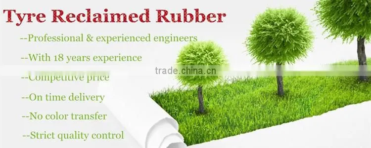 Chinese Origin High Tensile Butyl Reclaimed Rubber