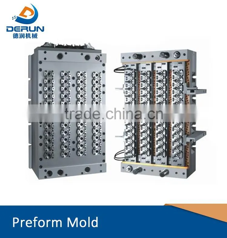 supply 1-72 cavity water bottle PET preform mould