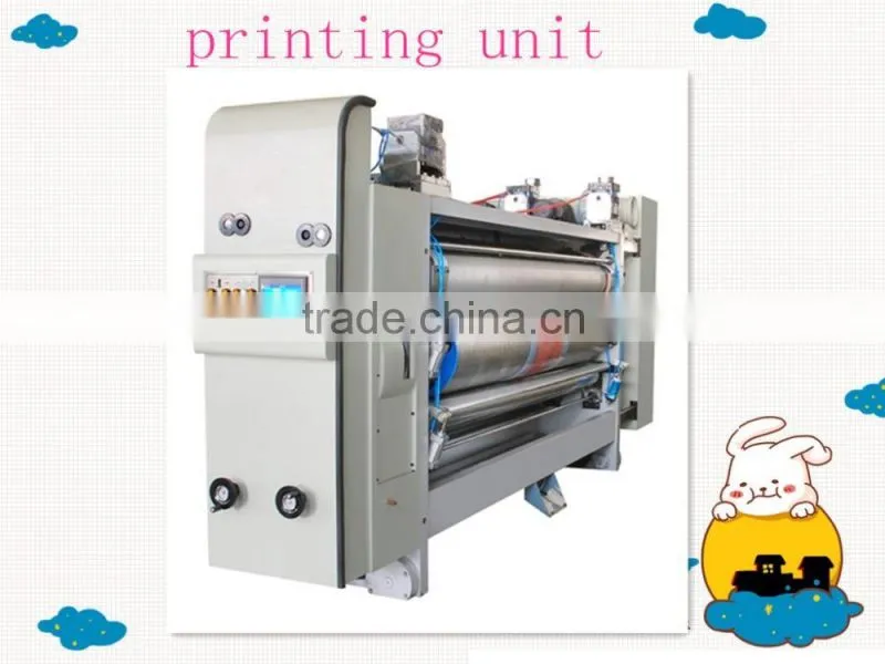 Good price of carton box packing machinery, corrugated carton box flexo prining machine