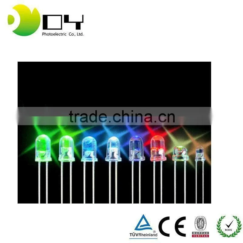 2016 hot sale cheap LED Type and Through Hole Package Type 5mm white high brightness light emitting diode color red round