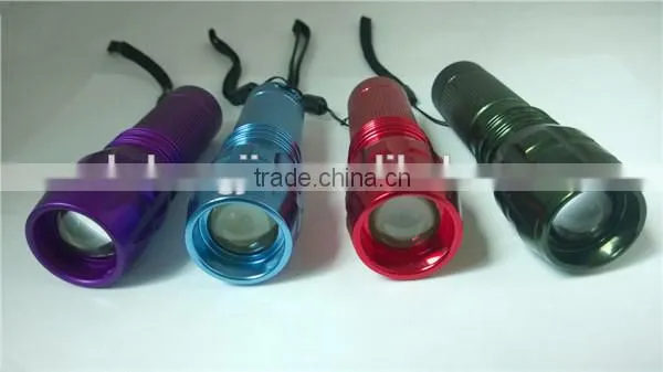 GS-9025T aluminium best bicycle zoomable led flashlight torch