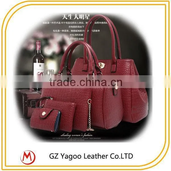 4pcs in 1 Set Branded Tote Women Handbag
