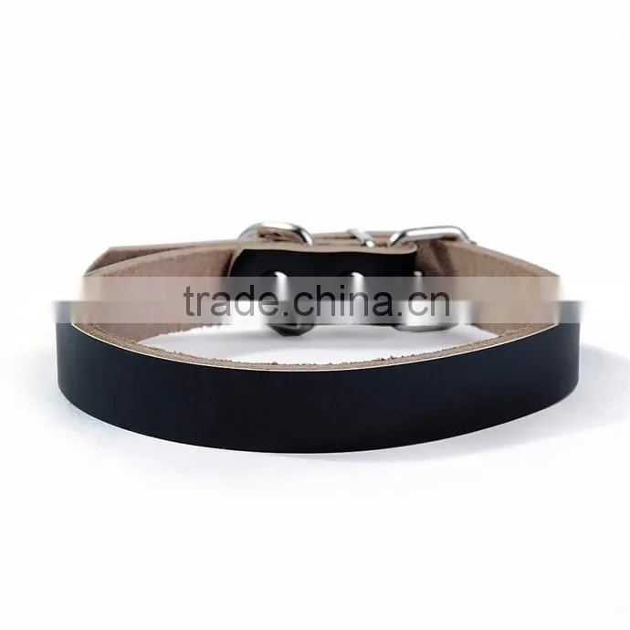 5 Color Options Cheap Personalised Leather Dog collars