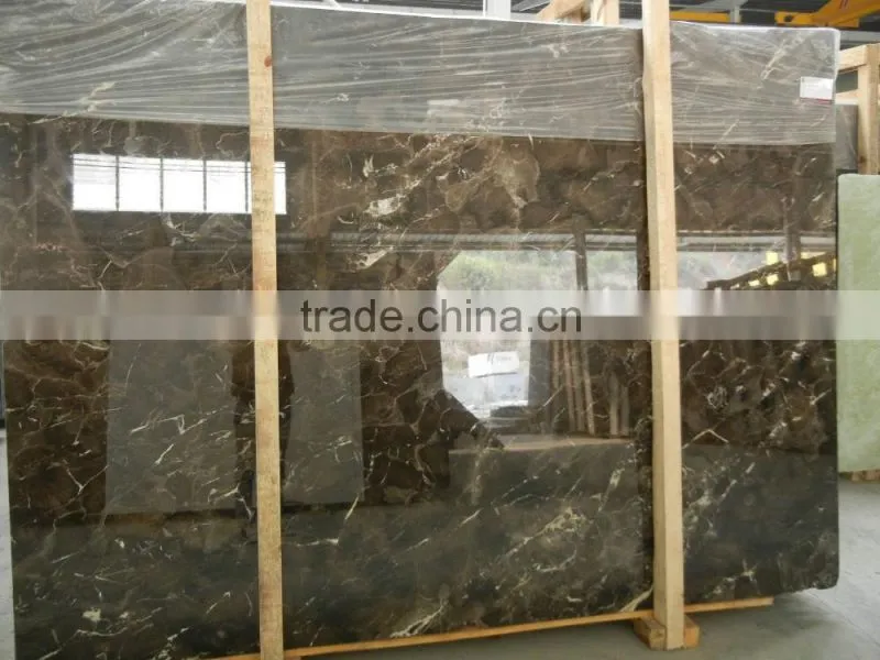 Chinese dark emperador marble slab