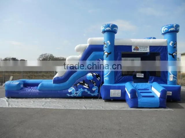 inflatable slides and bouncing castles, commercial water slide combo