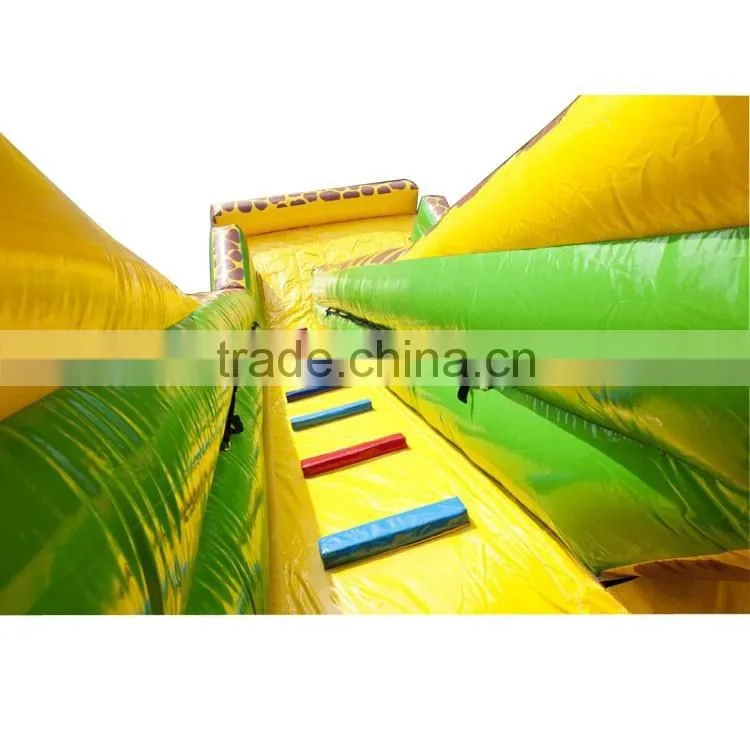 high quality commercial grade sika deer inflatable slide for kids for sale