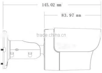 Low Price Dahua 2 Megapixel Full HD IPC-HFW2100 IP Camera, POE ONVIF PSS, support iphone view
