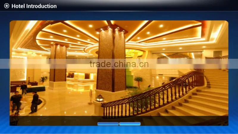 Hospitality Television Systems iptv Solution with DVB to ip gateway,mpeg2/h.264 encoder,Content Management System(CMS)