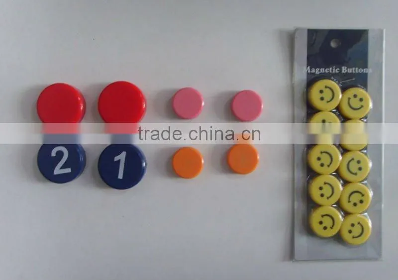 magnetic memo holder,memo magnet button,colorful magnetic paper holder,push pin magnet,magnet tack