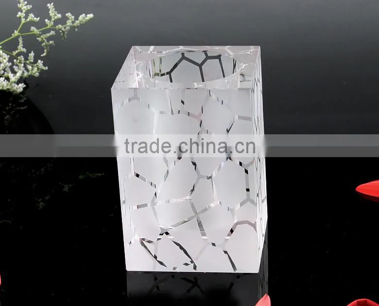 Crystal Pen Holder Office Table Decoration Item